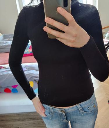 Cierny pulover, f&f,36
