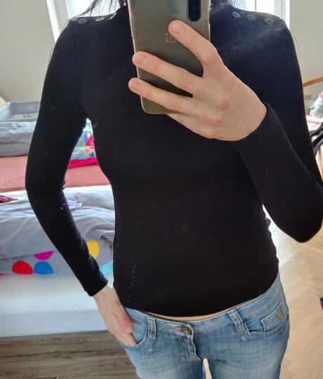 Cierny pulover, f&f,36