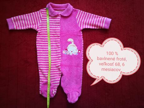 Overal, bavlnené froté, 68