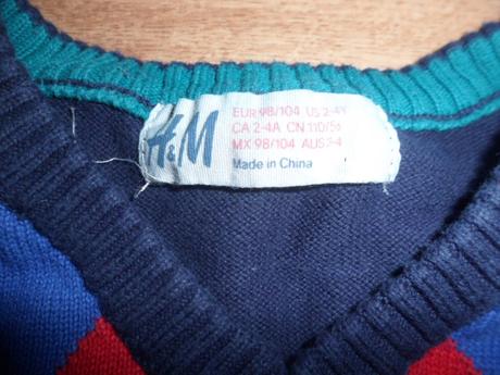 Chlapčenský pulóver 98/104, h&m,98
