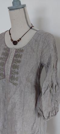 Ľanové šaty noa noa, s