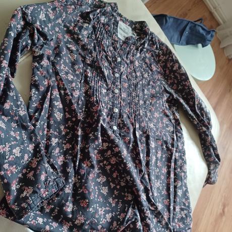Bluzka ,tunika kvietkovana, h&m,158