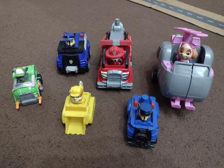 Paw patrol autá/vozidlá s postavičkami,