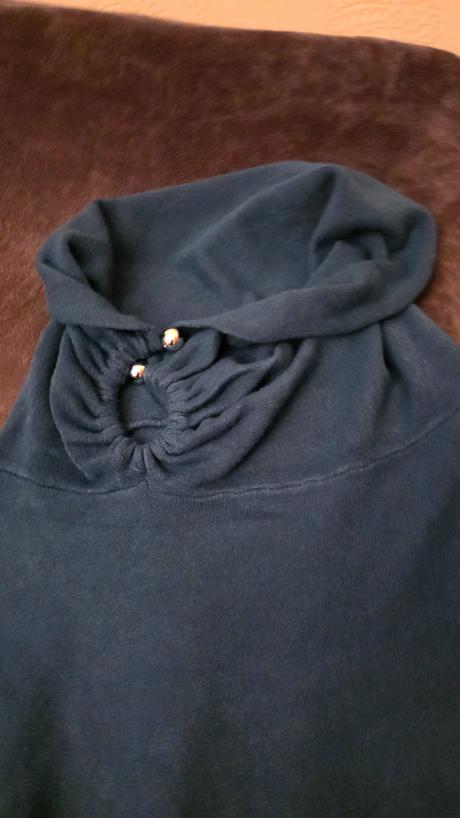 Teply pulovrik  tyrkys, c&a,xl