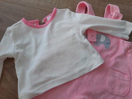 Dievčenské dupačky s tričkom, baby,68