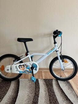 Detský bicykel,  kolobežka, chrániče topánok, 16
