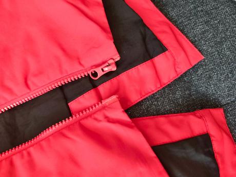 Červená prechodná bunda apparel, 140