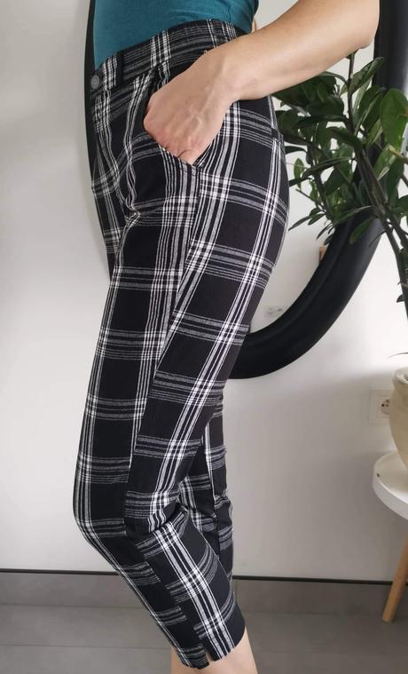 Karované nohavice hollister, hollister,m