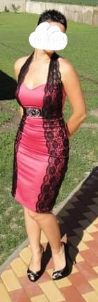 Koktailove saty rouge s, s