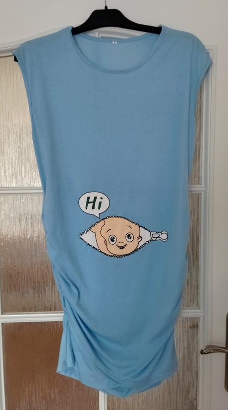 Tehotenské predĺžené tričko, l