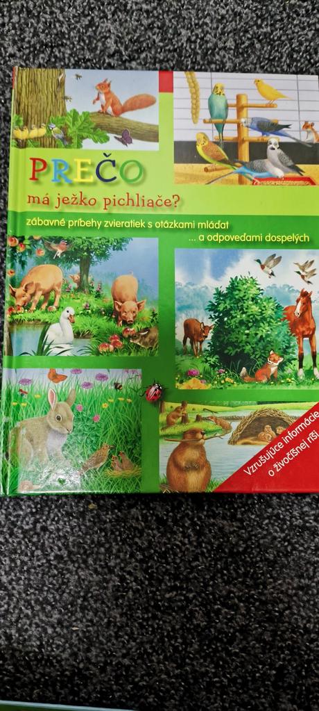 Knižka prečo má ježko pichliače. vydavateľ svojtka, 