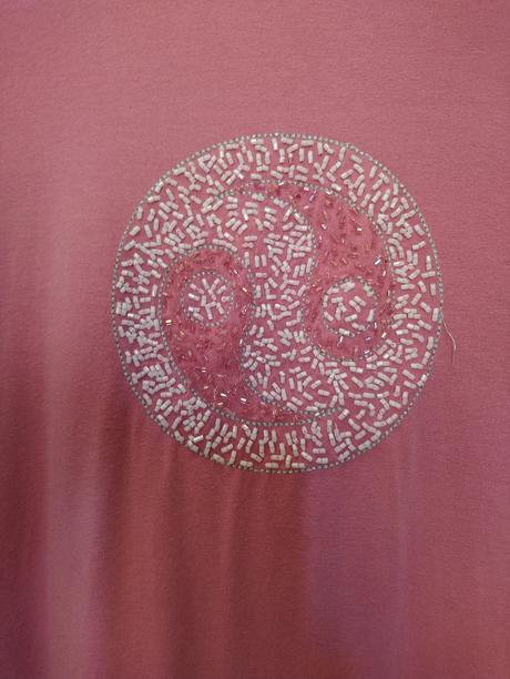 Dievčensky ružový top s motívom, encos, 146-152, 152