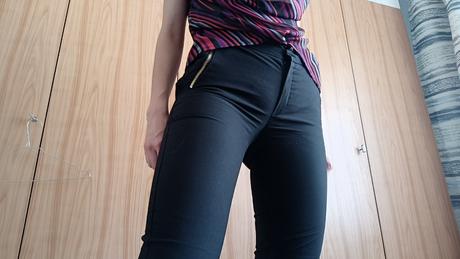 Dámske čierne nohavice, veľ. 36, 36