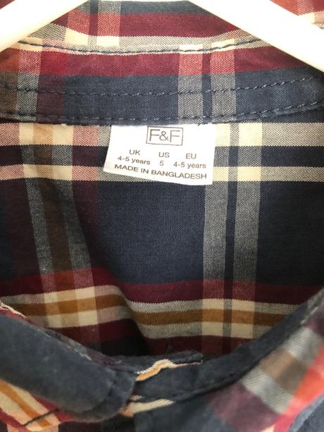 Košeľa dlhý rukáv, f&f,110