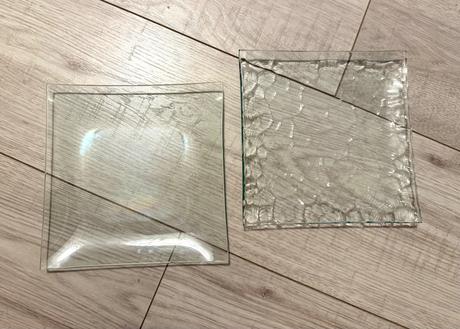 2 ks sklenenych tanierikov pod sviecku, 