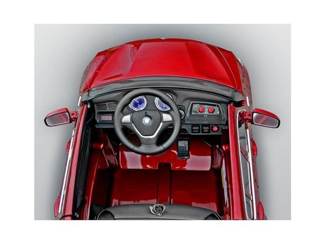 Elektrické autíčko bmw x6 luxury, lak, 12v, čalúne,