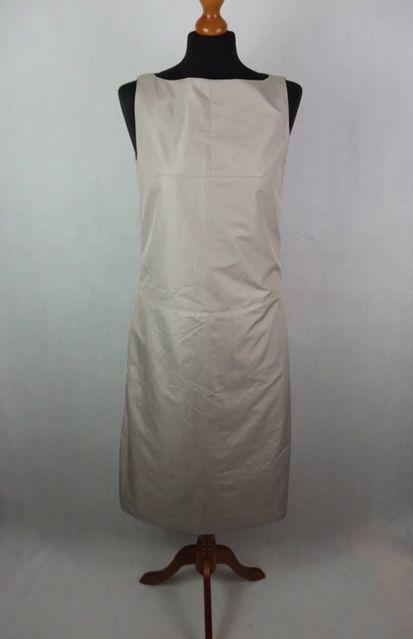 Luxusné béžové šaty, m