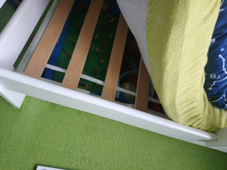 Detská posteľ, 160x70cm, šuflík, zábrana, matrac, 70,160