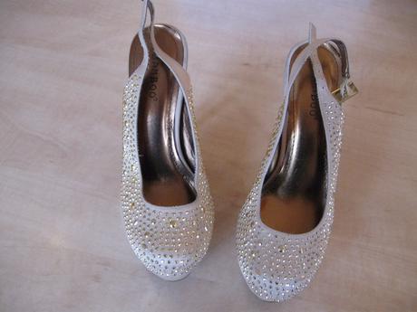 Dámske elegantné topánky na platforme, 13cm opätok, 37