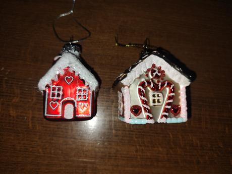 Vianočne domčeky na zavesenie, 