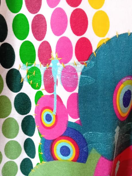 Krásne tielko s vážkami, desigual,m