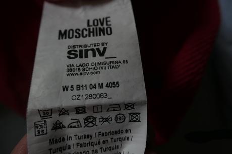 Love moschino original ikonicke s vreckami m/l, moschino,l