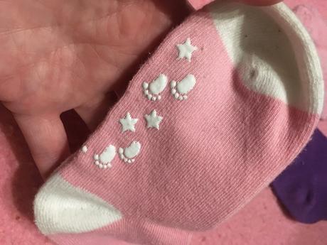 Protišmykové podkolienky so zajačikom, c&a,23