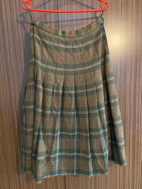 Zelená károvaná maxi sukňa (m/l), m