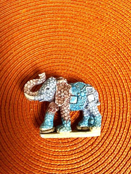 Keramická 3d magnetka slon, 