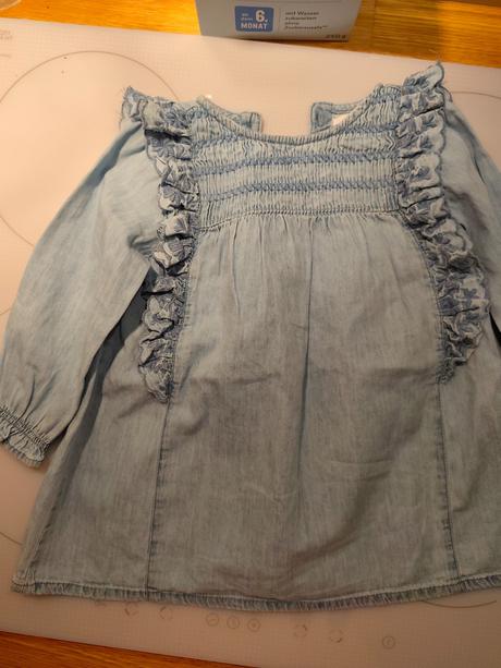 Riflové šaty pre dievčatko zara, zara,86