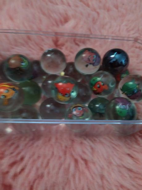 Sklenené guličky lidl, 