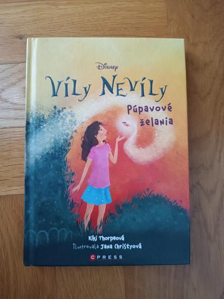 Knižka disney víly nevíly púpavové želania, 