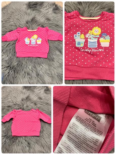 Dievčenská bodkovaná mikina s potlačou, ergee,50