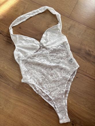 Čipkované body so sukňou, l