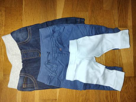 Mix body, nohavice, dupacky, cena spolu za všetko, 50–62