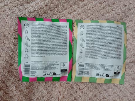 2ks textilná pleťová maska,