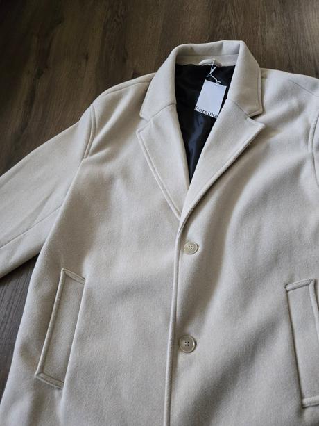 Bershka zimny kabat, bershka,l