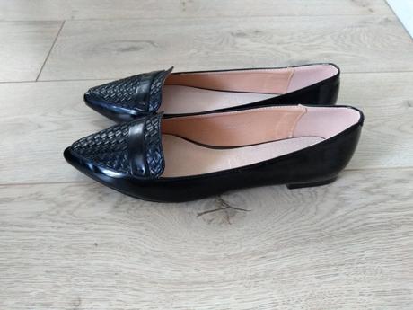 Nové kvalitné čierne balerínky č.37, 38