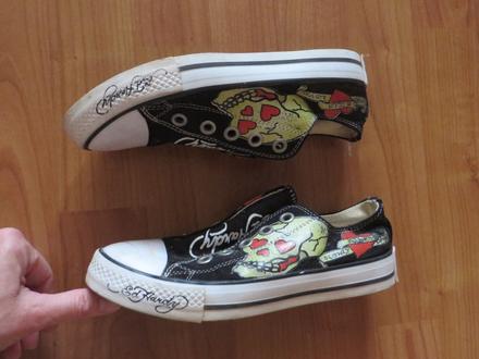 Dievčenské tenisky - veľ. 33 - vn. dl. 22cm, ed hardy,33