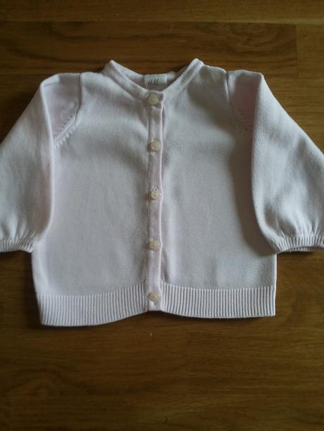 Bledoružový svetrik h&m, h&m,62