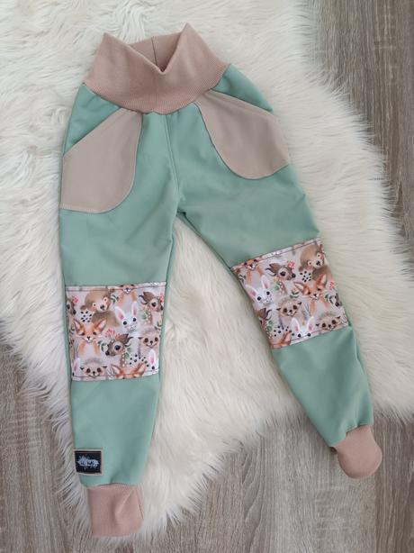 Softshellové nohavice, 80 - 134