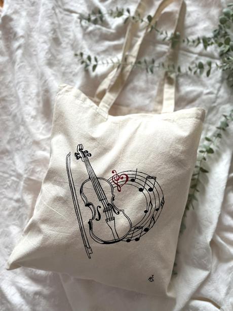 Plátené, ručne maľované tašky, 