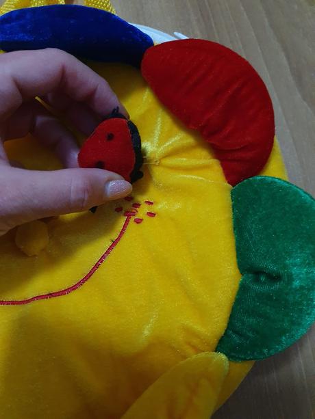 Plyšový batoh slniečko,