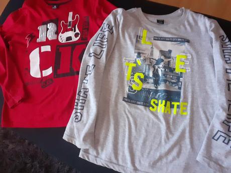 2ks chlapčenské tričko cena spolu 134/140, kik,134