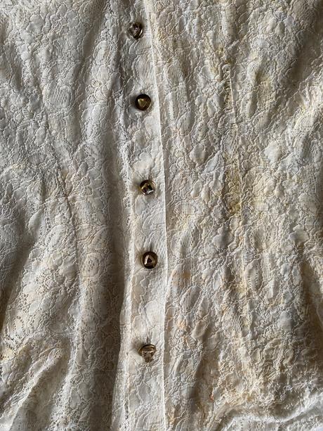 Biela cipkovana bluzka, 38