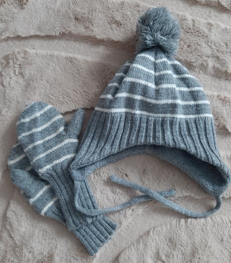 Set- čiapka a rukavice, h&m,86