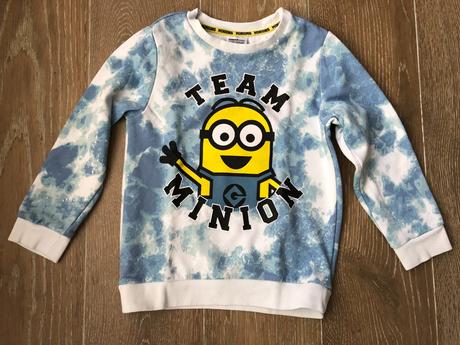 Tepláková bunda s aplikáciou minions, tesco,122