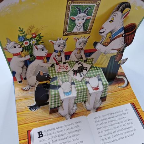 O vlkovi a siedmich kozliatkach - 3d leporelo,