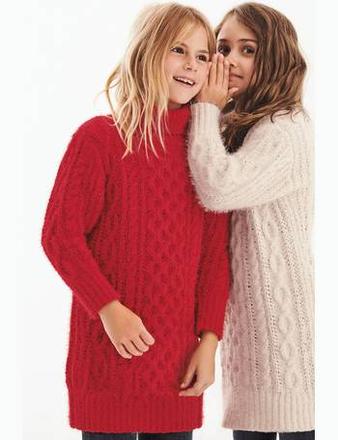 Rolákové pulóvrové šaty next veľ. 5 rokov, next,110