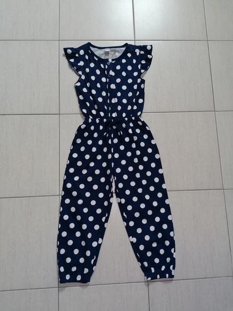 Bodkovaný overal nenosený, bonprix,104